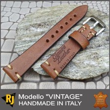 20 mm WATCH STRAP HANDMADE IN ITALY. CINTURINO ARTIGIANALE MOD VINTAGE