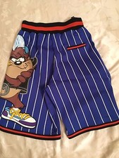 Pantaloni corti da basket $950 AW15 Moschino Couture Jeremy Scott Looney Tunes Taz