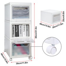 3pz Contenitori Portaoggetti