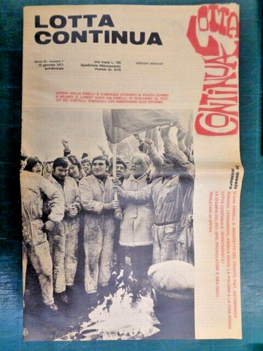 Lotta continua 1971 - lotta, 15/1/1971