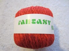 GOMITOLI COTONE/LINO ROSSO