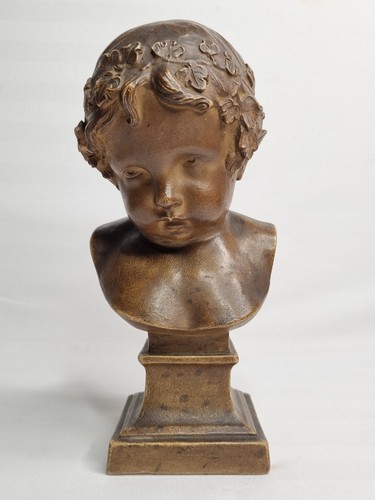 Buste bacchus enfant signé - buste, de