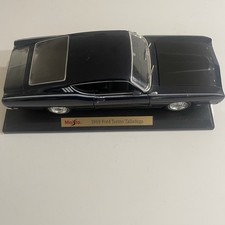 Modellino auto Maisto 1969 Ford Torino Talladega 1:18 pressofuso nero porte apribili