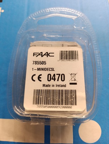 Faac minidecsl scheda - minidecsl,
