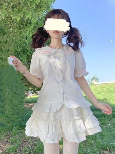 Camicetta estiva dolce preppy