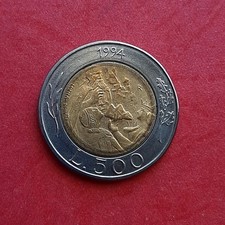 SAN MARINO 500 Lire 1994 Woman