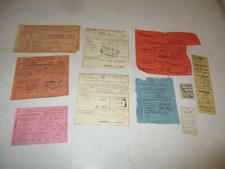 BIGLIETTI TRENI lotto di 10