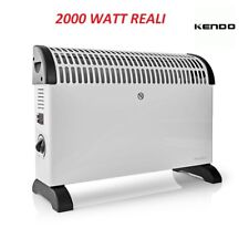 STUFA CALDOBAGNO TERMOCONVETTORE TERMOSTATO CALORIFERO DA PAVIMENTO KENDO  2000W
