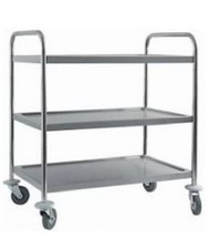CARRELLO IN ACCIAIO INOX