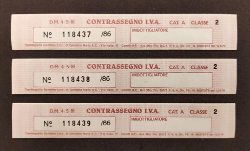 Lotto contrassegni iva 1986 - lotto, 3