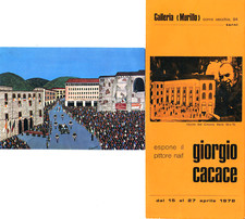 * TERNI : GALLERIA ( MURILLO) 1978 : Espone il pittore naif " GIORGIO CACACE "