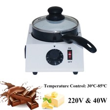 1 Pentola Cioccolato Temperatrice Sciogli Fonduta Elettrica Sciogli Fonduta Riscaldamento