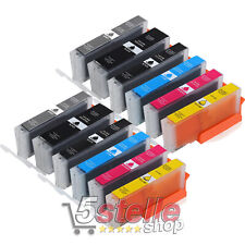KIT 12 CARTUCCE XL PER CANON PIXMA MG5751 MG5752 MG5753 MG6850 MG6851