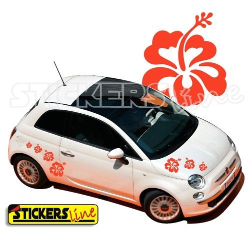Adesivi fiori per auto moto - fiori,