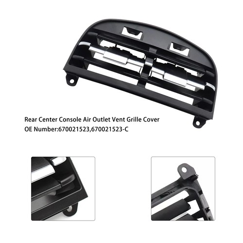 Rear center console air - center,