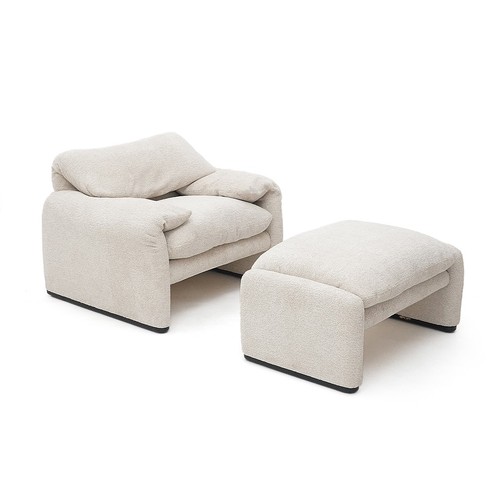 Poltrona con pouf