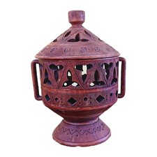 DERUTA - GIALLETTI, Vaso con motivo etrusco in ceramica d'arte (XX secolo)