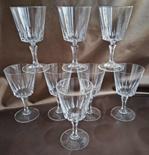 8 verres à vin/eau sur pied