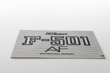 Nikon 501 manuale inglese - f-501,