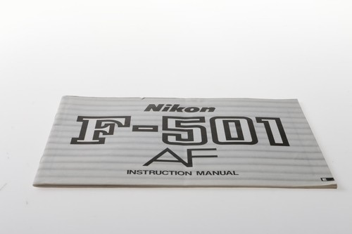 Nikon 501 manuale inglese - f-501,