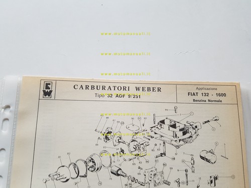 Weber carburatore adf - carburatore,