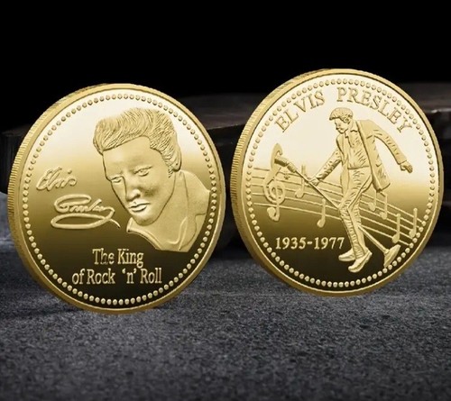 Medaglia commemorativa elvis - medaglia,