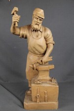 Statua in legno scultura in