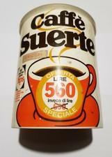 Scatola vintage in plastica caffè Suerte