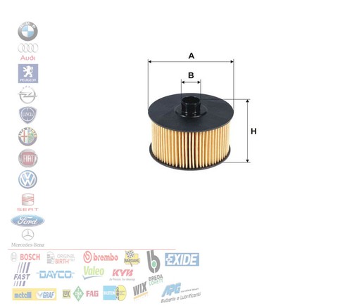 Filtro olio mercedes - olio, a