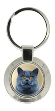 British Shorthair Cat Key Ring