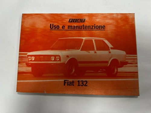 Libretto fiat 132 uso e - di,