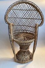 Sedia pavone boho vintage