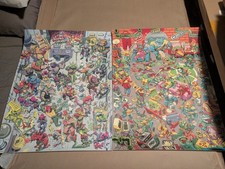 Set poster SDCC 2025 TMNT "Villain Party" "Pizza Party" di Aaron Conley 18x24