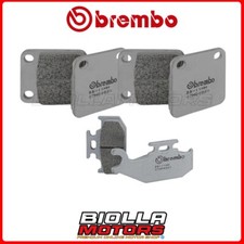 KIT PASTIGLIE FRENO BREMBO YAMAHA YFM FA KODIAK 450 2003 ANTERIORE + POSTERIORE 