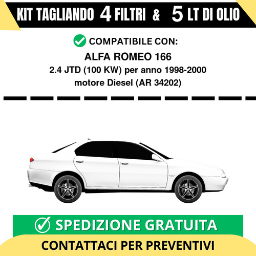 Tagliando per alfa - per, 166