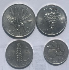 SERIE COMPLETA MONETE REP