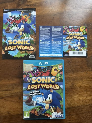 Scatola sonic lost world wii - lost,