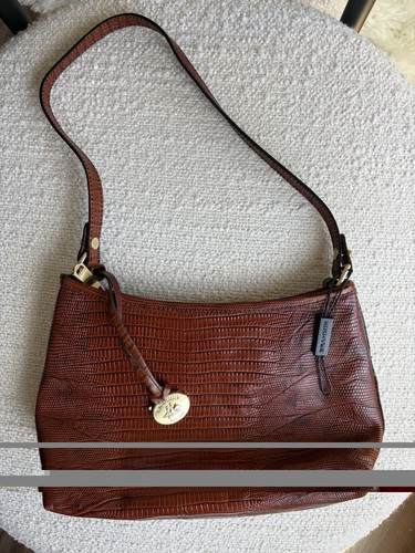 Borsa mano pelle goffrata - borsa, a