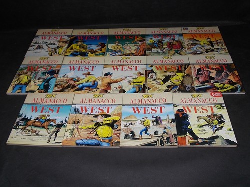 Tex almanacco del west - west, /