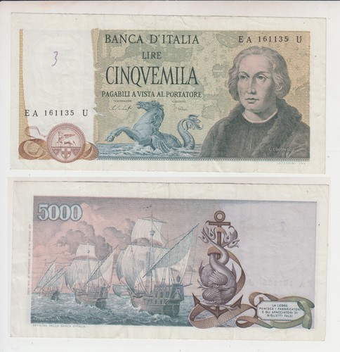 Repubblica 000 5000 lire - repubblica:, 5.000