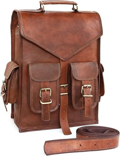 Zaino pelle borsa - zaino,