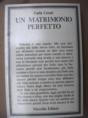 Romanzo matrimonio perfetto - un,