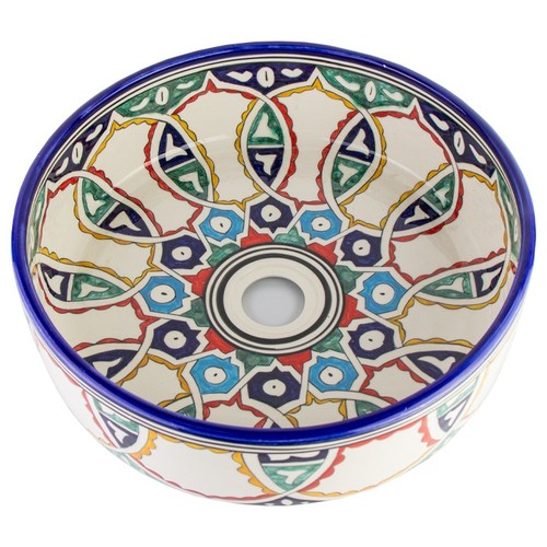Lavabo ceramica tondo ø40 - lavabo, in