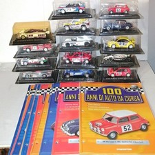 100 ANNI AUTO DA CORSA CON FASCICOLO DE AGOSTINI 1/43 MENU' A TENDINA