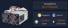 MINER Innosilicon A6 LTC+DOGE con alimentatore e cavo, perfettamente funzionante