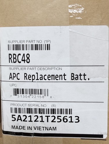 Apc rbc48 cartuccia batteria - rbc48,