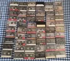 Lotto 60 Musicassette Registrate Usate vatlrie Marche E Tipologie (Lotto 1E)