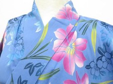 KIMONO GIAPPONESE YUKATA BLU