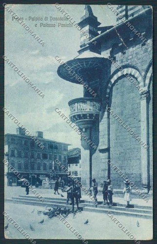 Prato piegata cartolina mv0383 - prato,
