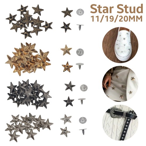 Stella forma borchie con - forma, perni